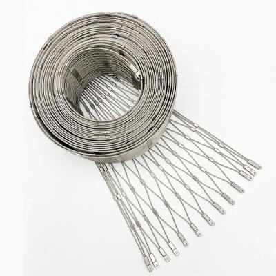 China Corrosion Resistance Flexible Stainless Steel Bird Rope Mesh for sale