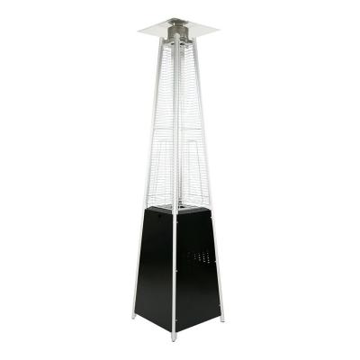 China Hot Sale Commercial Black Outdoor Stored Hotels Pyramid Butane Gas Heater for sale