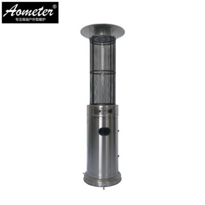 China Outdoor Gas Stored Heater Supplier Stainless Steel Round Patio Heater With High Quality for sale