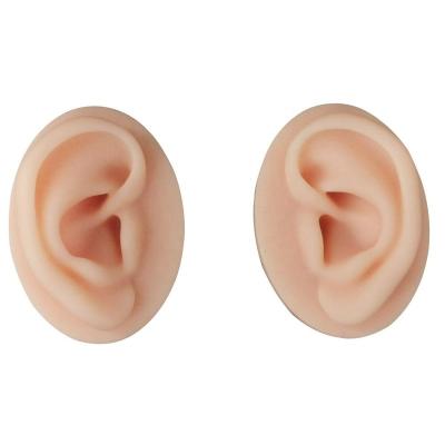 China Chinese Medical Acupuncture Ear Model Soft Silicone One Apparatus For Learning Acupuncture for sale