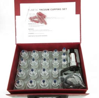 China Cupping Set 10pcs/set Portable/Durable/Non-toxic Plastic Empty Massage Hijama Cupping Cupping Therapy Set for sale