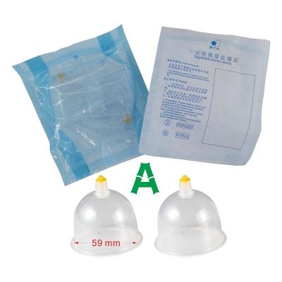 China Better Body Easy Use High Quality Plastic Disposable Vacuum Cupping Hijama Set PP Cup for sale