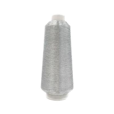 China Bangladesh Market Abrasion-Resistant Embroidery Thread 170G PET Viscous Silver Type Embroidery Thread ST/MS Metallic Thread for sale