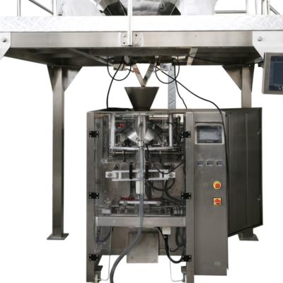 China Automatic Food Cashew Pistachio Vertical Weighing Packing Machine Powder Cookie Packing Machine zu verkaufen