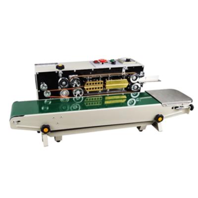 中国 Automatic Horizontal Food Plastic Film Bags Heat Sealing Machine Continuous Strip Sealer Equipment 販売のため