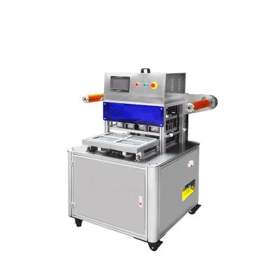 China Modified Food Plastic Film Atmosphere Four Head Sealing Machine For Fish Fresh Vegetable Card Machine Te koop