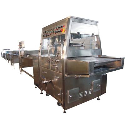 Κίνα Snack factory 900 mm chocolate enrober machine chocolate enrobing machine with cooling tunnel enrober chocolate προς πώληση