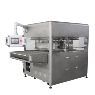 China Snack factory hot sale white chocolate enrobing machine tempering machine for sale enrobing filling equipment maker for sale