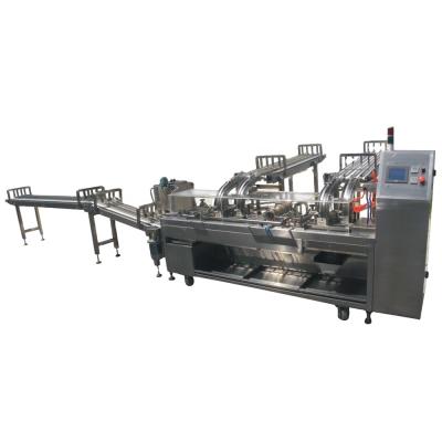 China Oreo Cookie Squeezing Cookies Making Machine Cream Cookie With Overboard Squeezing Machine 2 Lane Maker en venta