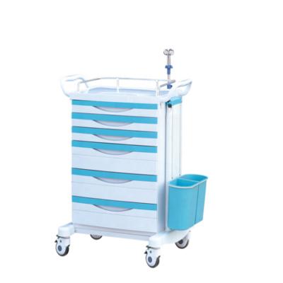 China Modern Hospital Furniture ABS Nursing Trolley Treatment Trolley Hospital Used for sale