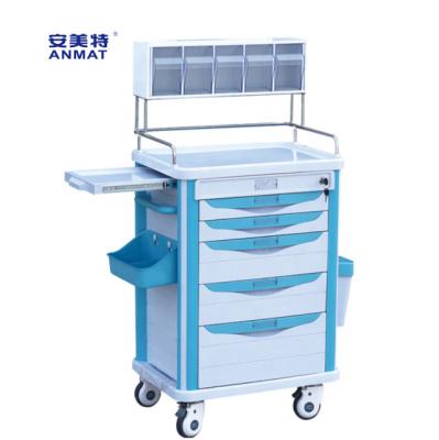 China Easy Clean Clinic Medicine And Anesthetic Cart For Sale Medical Instrument Cart for sale