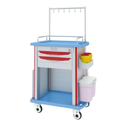 China Modern Medication Carts For Hospitals Instrument Cart And Utility Cart With Drawers for sale