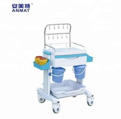 China Traditional Medical Dressing Trolley Surgical Instrument IV Treatment Trolley for sale