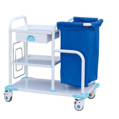 China Modern Crash Cart Hospital Cart Medical Equipment With Waste Collecting Cart for sale