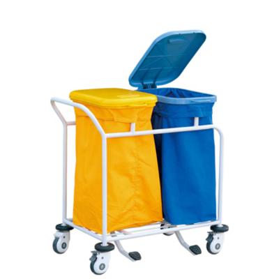 China Cheap Medical Collection Bag Trolley Trolley Hospital Trolley For Waste Collecting Trolley for sale