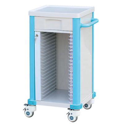 China Modern Medication Carts For Hospitals With History Cart Medical Record Cart for sale