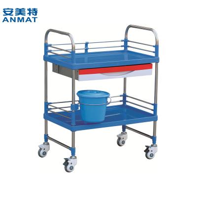 China Modern utility trolley with drawer trolley for medical equipment with wheel for sale