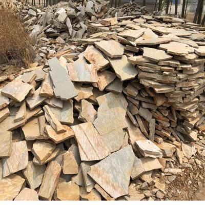 China Traditional Leaf Rusty Slate Loose Stone Veneer Random, Cultured Irregular Stone for sale