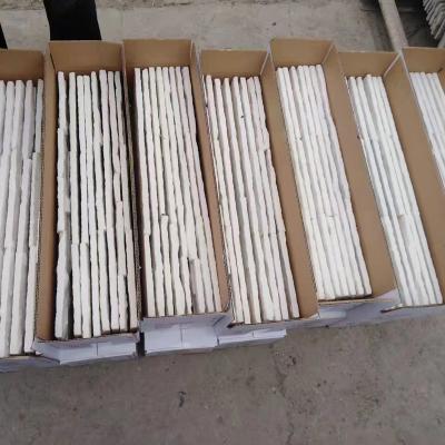 China Nature White Quartz Cultural Stone For Wall Decorate White Stone Wall Veneer for sale