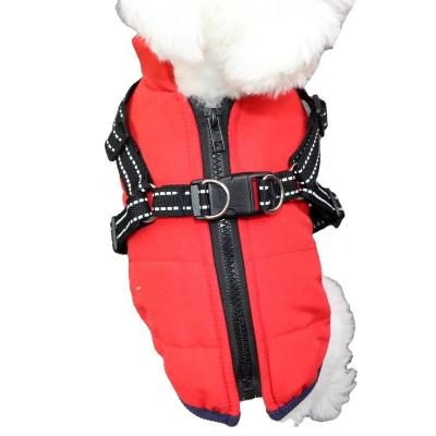 China Sustainable Cold Proof Dog Clothes Warm Pet Jackets Fall And Winter Puppy Clothes Large And Medium for sale