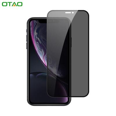 China 9H Hardness OTAO Amazon Full Coverage 2.5D Tempered Glass Vidrio Templado Para Celularanti Hot Spy Tempered Glass For Iphone13 12 11 pro for sale