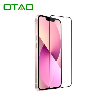 China 9H Hardness OTAO Amazon 9H 2.5D Hot Tempered Glass For Iphone 13 12 11 pro Screenprotector Smartphone Clean Logo Invisible Screen Protector for sale