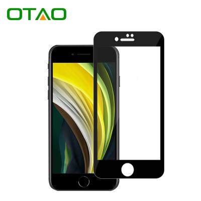 China 9H Hardness OTAO Amazone 2.5D 9H Hot Screen Protectors For Iphone13 12 11 X Full Dust Proof Smartphone Glue Tempered Glass for sale