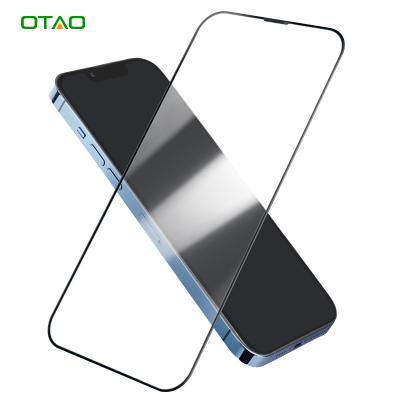 China Brand Anti-Dust Bubble Free Custom Tempered Glass Compatible With Iphone 13 Xs X Anti-Glare Anti-Spy 0.1Mm Microcrystalline Screen Protector for sale