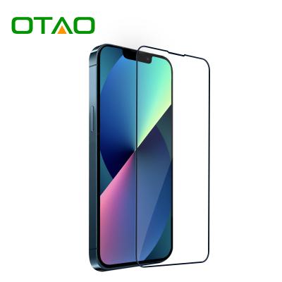 China 9H Hardness OTAO OEM Custom Packaging Thin Mobile Screen Protector For Cell Phone Tempered Film Curved Tempered Glass For Iphone 13 12 11 X for sale