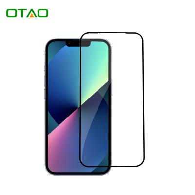 China 9H Hardness OTAO Free Design 2.5D Hologram Imported Ceramic Hydrogel Films Screen Protector For Mobile Phone Tempered Glass For Iphone13 12 11 for sale