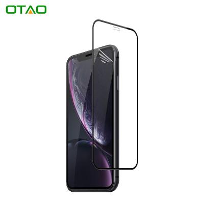 China 9H Hardness OTAO Custom Super Glass 2.5D Silkprint D For Iphone13 X XR Ceramic Tempered Glass Clean Display Logo Invisible Screen Protector for sale