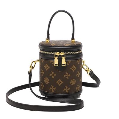 China Other Louis Brand Designer Handbag Famous Brands Women Tote Bags Round Bucket Bag Luxury Folded Ladies Handbags Purses and Handbags for sale