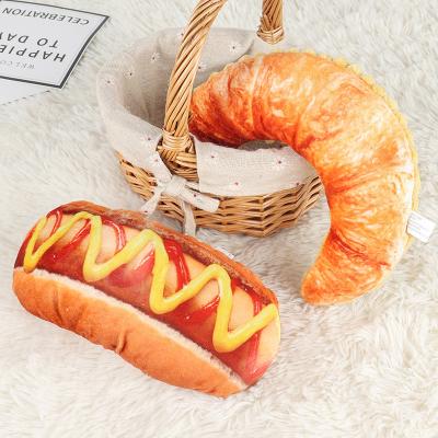 China 2021 Hot Selling Viable Pet Toys Squeak Healthy Foods Train Bite Teddy Toys Dog Puppy Plush Toys Supplies for sale