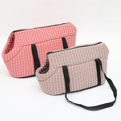 China Hot Sale Breathable Pet Carry Bag Carry Backpack Outdoor Pet Carrier Cage Dog Puppy Nest Supplies for sale