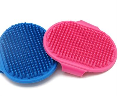 China Sustainable Pet Bath Massage Brush Comb Dog Bath Gloves Massage Gloves Pet Care Products for sale