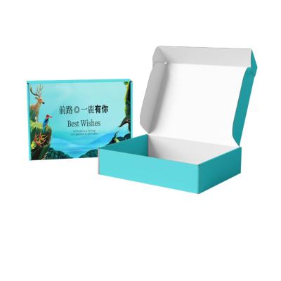 China Recycled Paper Gift Packaging Materials Customizable Boxes Announcement Boxes Custom Shipping Boxes To Ship for sale