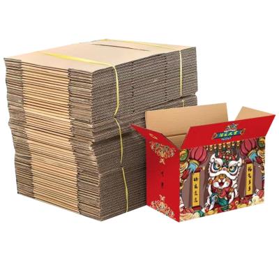 China Recycled Moving Shipping Moving Shipping Box Corrugated Cardboard Packing Box Materials Large Medium Large for sale