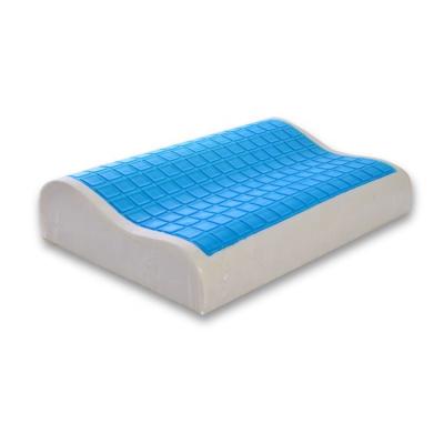 China Shinnwa Therapy Promote Sleep Memory Foam Feature High Quality Wave Shape Gel Functional Cool Pillow for sale