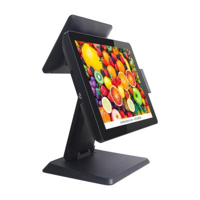 China Hot Selling SDK Touch 15Inch POS PCAP Show Aluminum POS System Kiosk POS Machine for sale