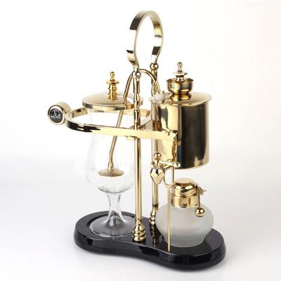 China Hotel Stainless Steel Coffee Maker Coffee Golden Pot for sale