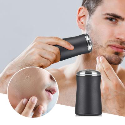 China Car Men Beard Shaver Mini Pocket Size Washable Electric Rechargeable Shaver For Men Wet Dry Dual Use for sale