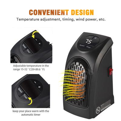 China RV Best Selling LCD Display Heater Electric Portable Fan Heater at Office Use Electric Fan Heater for Home Heating for sale