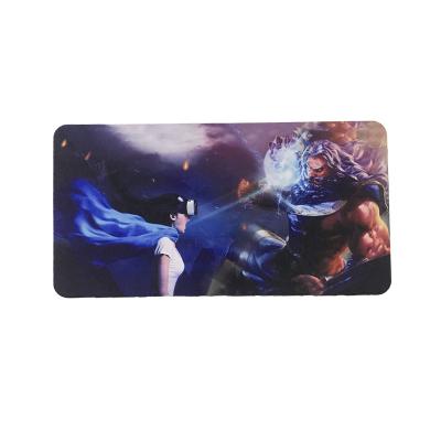 China Custom Printed Non-Slip Waterproof Non-Slip Office Desk Mat Desk Mat Fabric Rubber Mat for sale