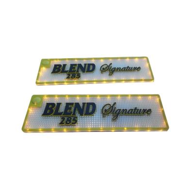 China Sustainable Led Custom Upgraded 2021 PVC Lighted Soft Custom Eco Friendly Personalized Non Slip Florescent Bar Mats For Home for sale