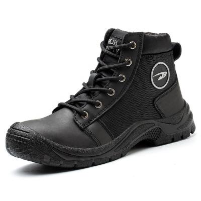 China SRC SRA BSR Steel Toe Construction Style Work Waterproof Leather Non-slip Men All Size Boots Custom Made Safety Shoes for sale