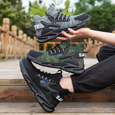 China Steel Toe Operation Shoes With Rubber Sole Black Steel Toe Cap Work Shoes Light Weight Steel Toe Safety Shoes for sale