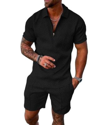 China Fashion manufacturers of luxury QUICK DRY solid color polo shirts and high quality men's shorts wholesale for sale