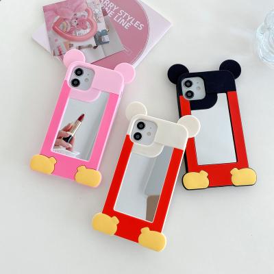 China Shockproof For Women iPhone 13 14 Pro Max Case Mickey Mouse Girl Soft Tpu Silicone Cute Phone Cases for sale