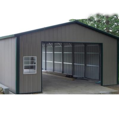 China parking lot folding portable metal building prefab steel car garage for sale