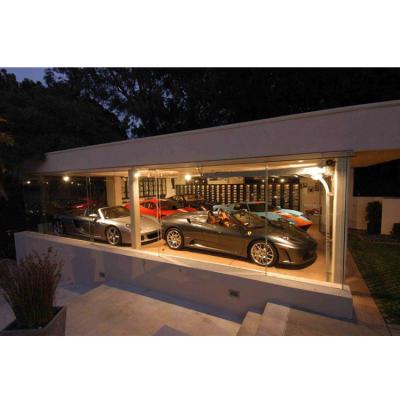 China Prefab Car Garage Low Cost Galvanized Steel Structure Car Garage for sale